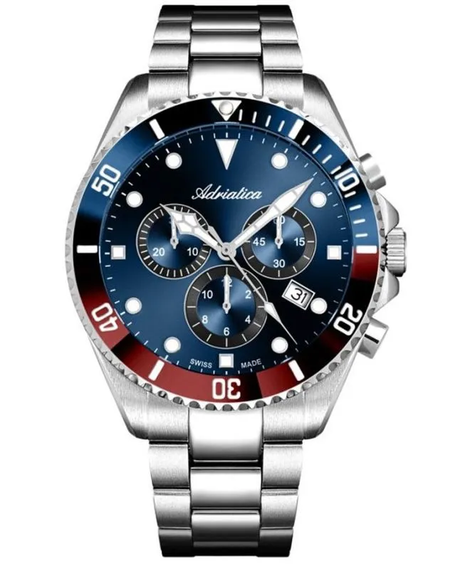 Ρολόι Ανδρικά Adriatica Classic Chronograph A8347.T195CHR