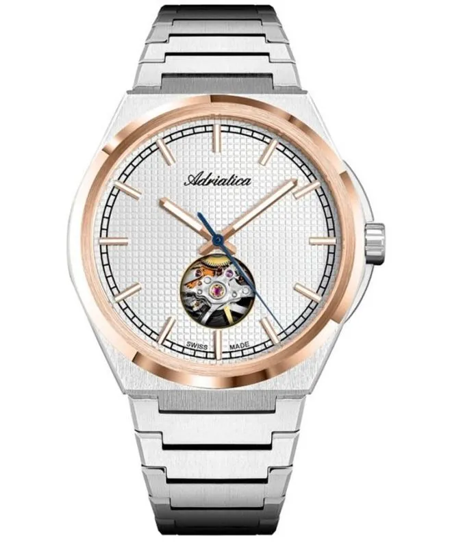 Ρολόι Ανδρικά Adriatica Classic Open Heart Automatic A8348.R113A