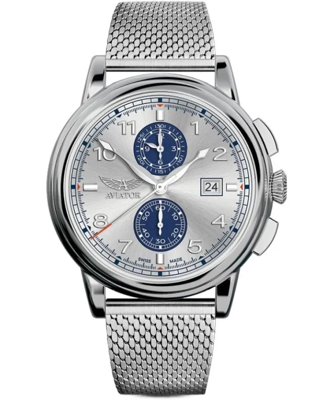 Ρολόι Ανδρικά Aviator Douglas DC-3 Chronograph Limited Edition V.2.45.0.413.5