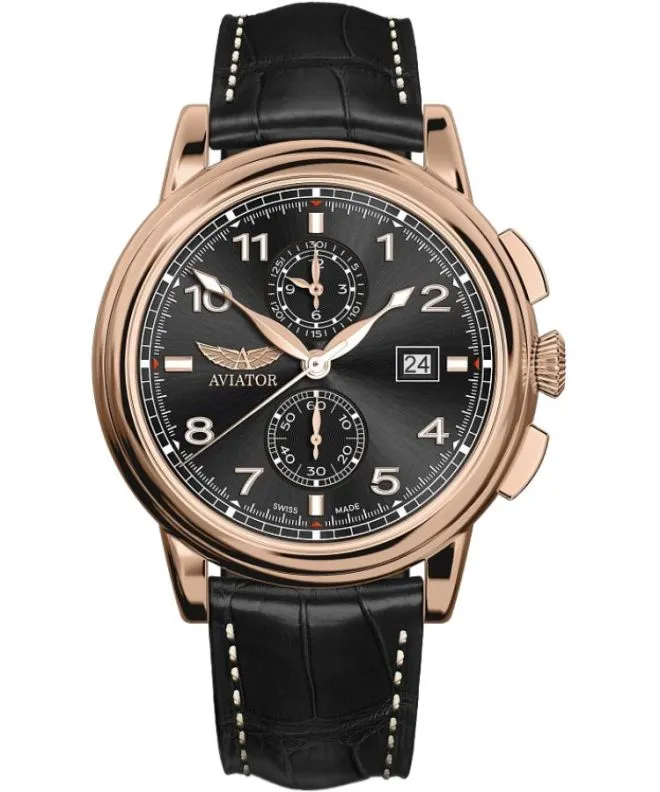 Ρολόι Ανδρικά Aviator Douglas DC-3 Chronograph Limited Edition V.2.45.2.406.4