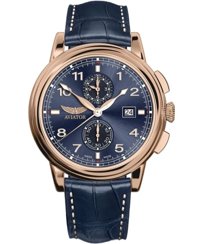 Ρολόι Ανδρικά Aviator Douglas DC-3 Chronograph Limited Edition V.2.45.2.408.4
