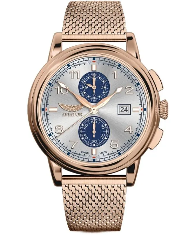 Ρολόι Ανδρικά Aviator Douglas DC-3 Chronograph Limited Edition V.2.45.2.414.5