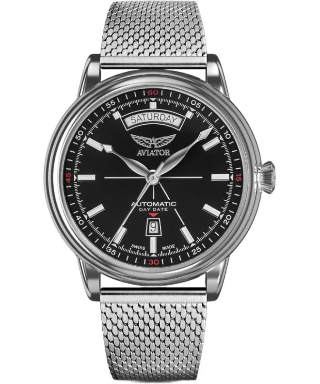 Ρολόι Ανδρικά Aviator Douglas Day-Date Automatic Limited Edition V.3.20.0.142.5