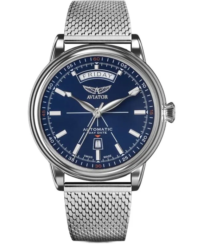 Ρολόι Ανδρικά Aviator Douglas Day-Date Automatic Limited Edition V.3.20.0.145.5