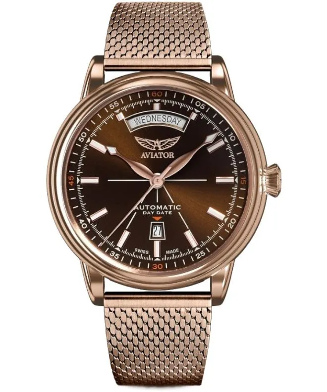 Ρολόι Ανδρικά Aviator Douglas Day-Date Automatic Limited Edition V.3.20.2.226.5