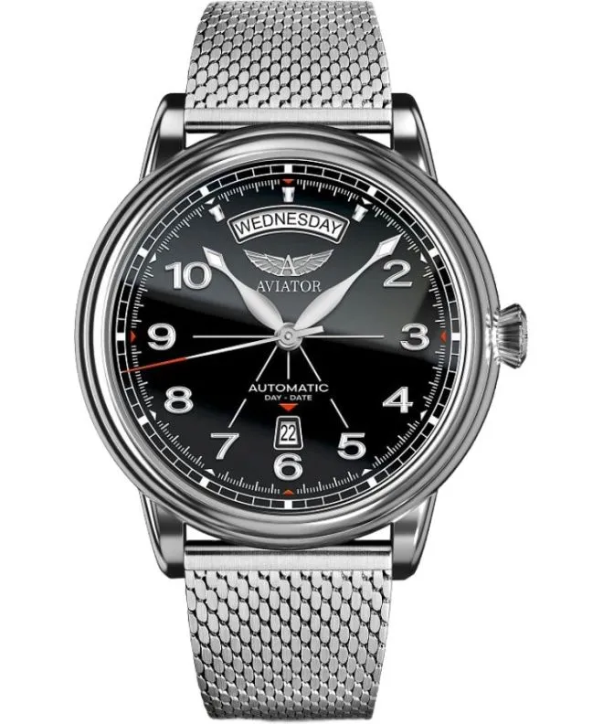 Ρολόι Ανδρικά Aviator Douglas DC-3 Day-Date Automatic Limited Edition V.3.44.0.397.5