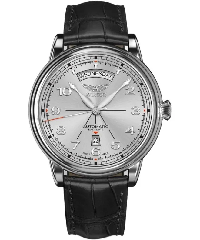 Ρολόι Ανδρικά Aviator Douglas DC-3 Day-Date Automatic Limited Edition V.3.44.0.399.4