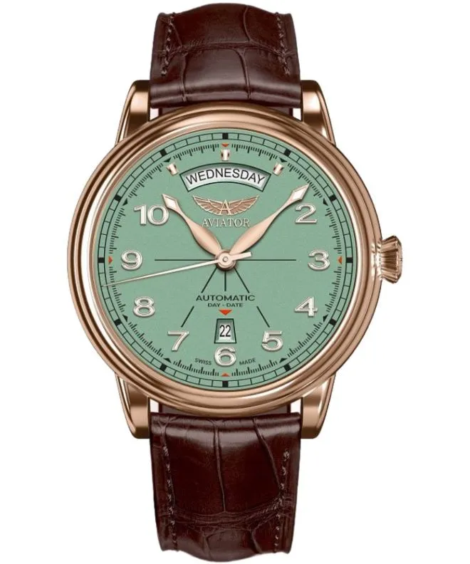 Ρολόι Ανδρικά Aviator Douglas DC-3 Day-Date Automatic Limited Edition V.3.44.2.404.4