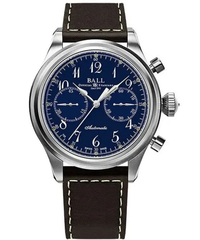 Ρολόι Ανδρικά Ball Trainmaster Automatic Chronograph CM1052D-L7J-BE