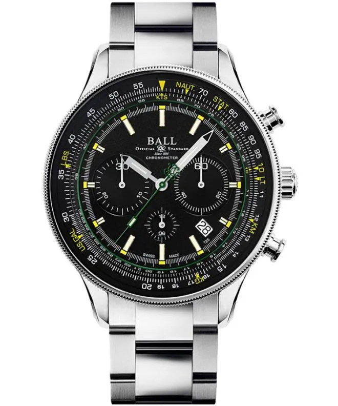Ρολόι Ανδρικά Ball Engineer Master II Normandy Automatic Chronograph Limited Edition CM3188D-SCJ-BK