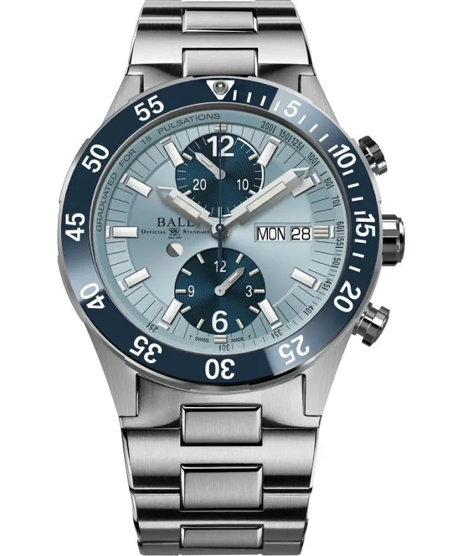 Ρολόι Ανδρικά Ball Roadmaster Rescue Automatic Titanium Chronograph Limited Edition DC3030C-S3-IBEBE