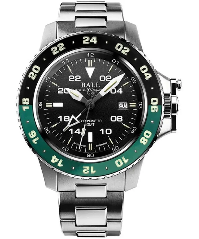 Ρολόι Ανδρικά Ball Engineer Hydrocarbon AeroGMT II Automatic Limited Edition DG2018C-S8C-BK