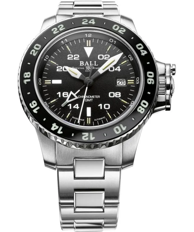 Ρολόι Ανδρικά Ball Engineer Hydrocarbon AeroGMT II Automatic Chronometer DG2018C-SC-BK