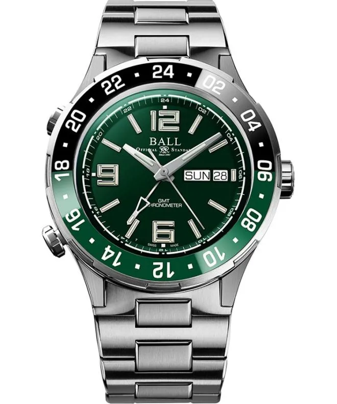 Ρολόι Ανδρικά Ball Roadmaster Marine GMT Automatic Titanium Limited Edition DG3000A-S2C-GR