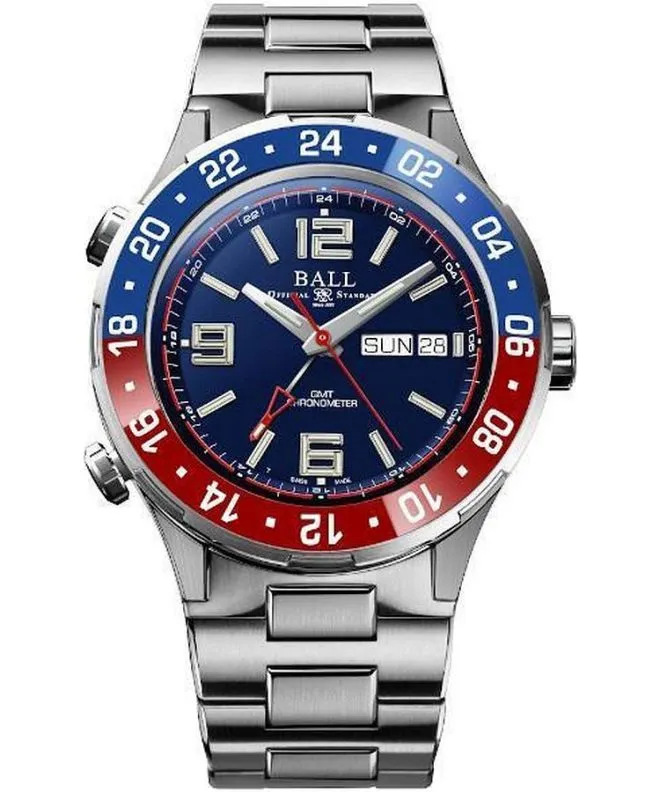 Ρολόι Ανδρικά Ball Roadmaster Marine GMT Automatic Titanium Limited Edition DG3000A-S4C-BE