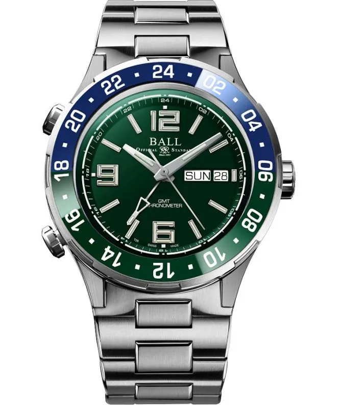 Ρολόι Ανδρικά Ball Roadmaster Marine GMT Automatic Titanium Chronograph Limited Edition DG3000A-S9CJ-GR