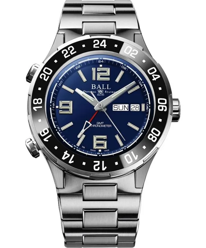 Ρολόι Ανδρικά Ball Roadmaster Marine GMT Automatic Titanium Chronograph DG3030B-S7CJ-BE