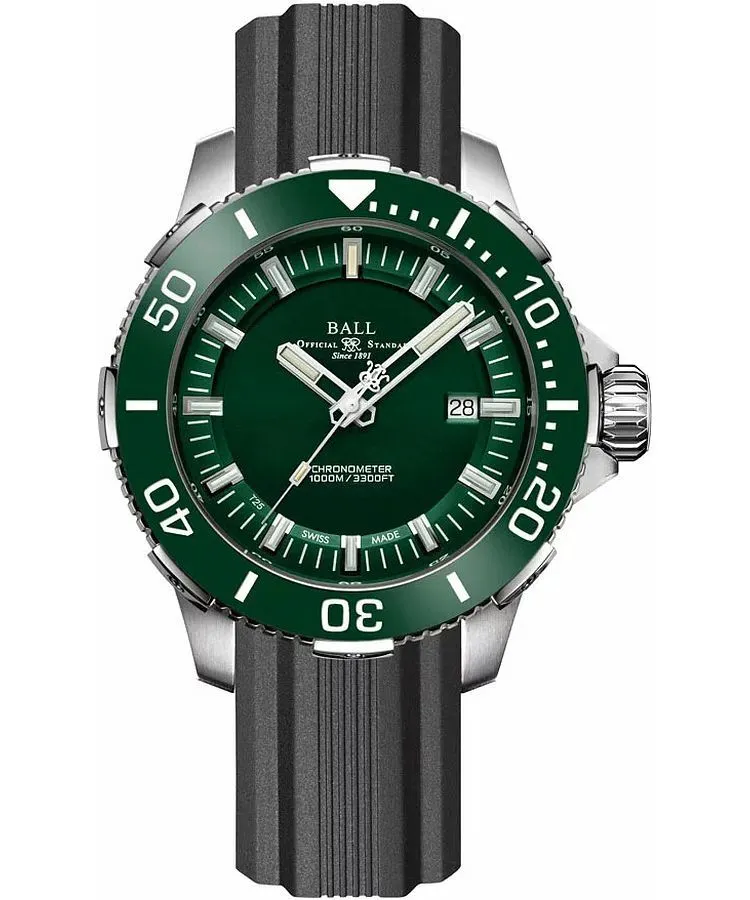 Ρολόι Ανδρικά Ball Engineer Hydrocarbon DeepQUEST Protector Automatic Limited Edition DM3002A-S10C-GR