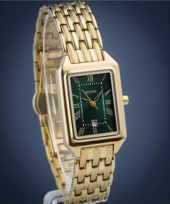 Ρολόι Γυναικεία BOWA Barcelona Green Gold Steel 23 BC235-04-144S