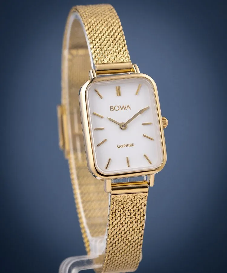 Ρολόι Γυναικεία BOWA Dubai White-Gold Mesh 20 DU204-24-104M