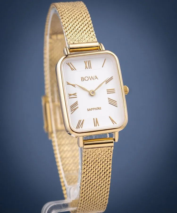 Ρολόι Γυναικεία BOWA Dubai White-Gold Mesh 20 DU204-24R-104M