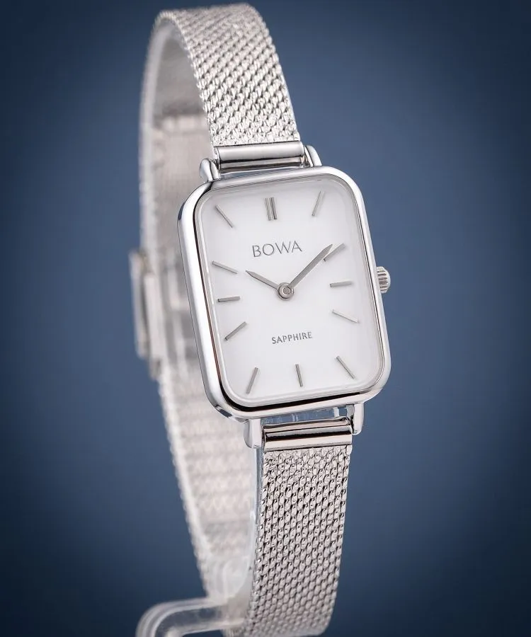Ρολόι Γυναικεία BOWA Dubai White-Silver Mesh 20 DU205-25-105M