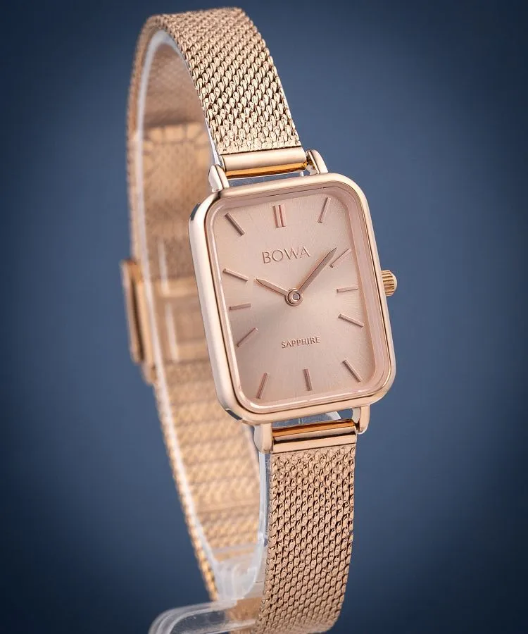 Ρολόι Γυναικεία BOWA Dubai Full Rose-Gold Mesh 20 DU207-77-107M