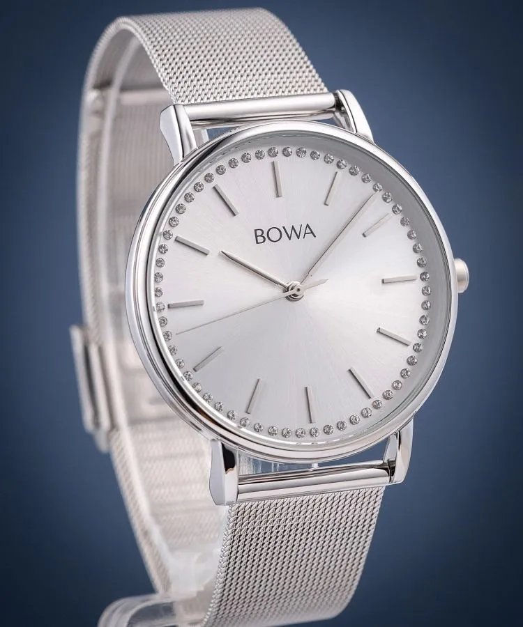 Ρολόι Γυναικεία BOWA Rio Full Silver Mesh 38 RI385-55-185M