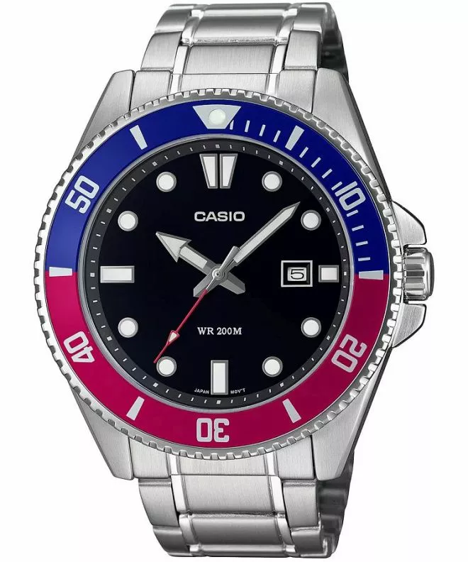 Ρολόι Ανδρικά Casio Duro Pepsi Diver MDV-107D-1A3VEF