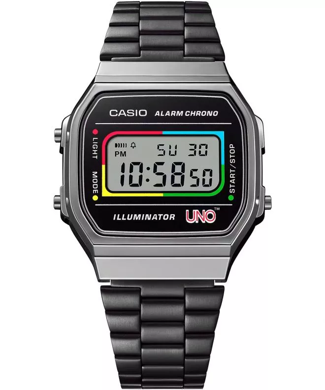 Ρολόι για Γυναίκες και Άνδρες Casio Vintage Iconic UNO Collaboration Limited Edition A168WEUC-1AER
