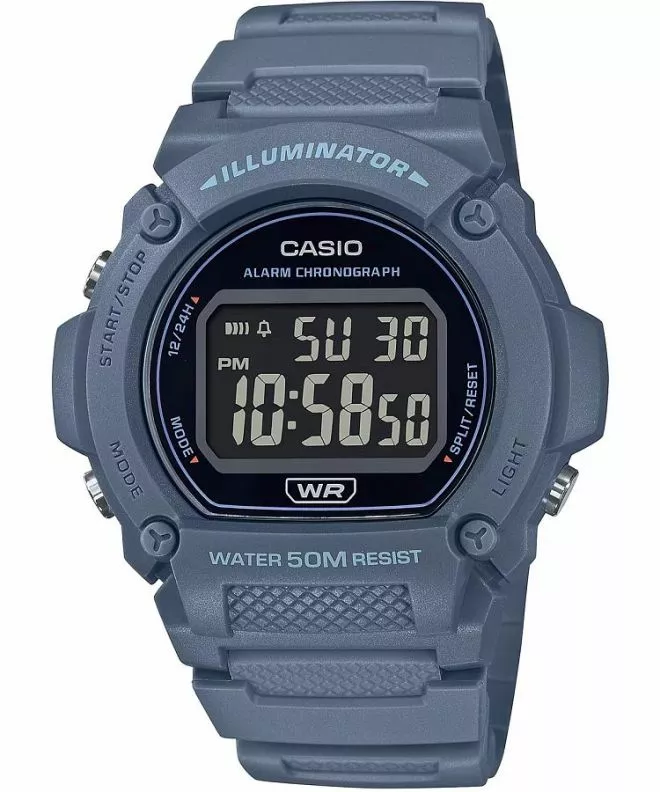 Ρολόι για Γυναίκες και Άνδρες Casio Digital W-219HC-2BVEF