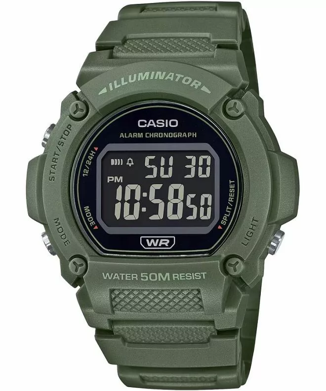 Ρολόι για Γυναίκες και Άνδρες Casio Digital W-219HC-3BVEF