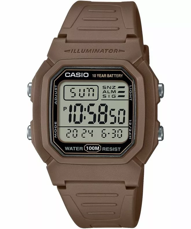 Ρολόι για Γυναίκες και Άνδρες Casio Digital W-800H-5AVEF