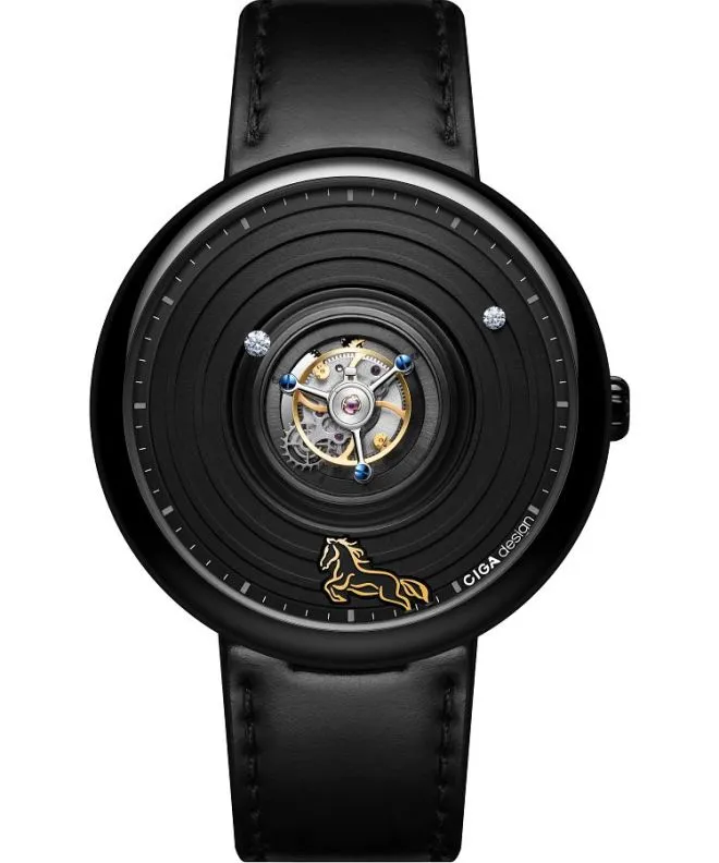 Ρολόι Ανδρικά Ciga Design Tourbillon Chinese Zodiac Mechanical Limited Edition Diamond U057-BB01-1B
