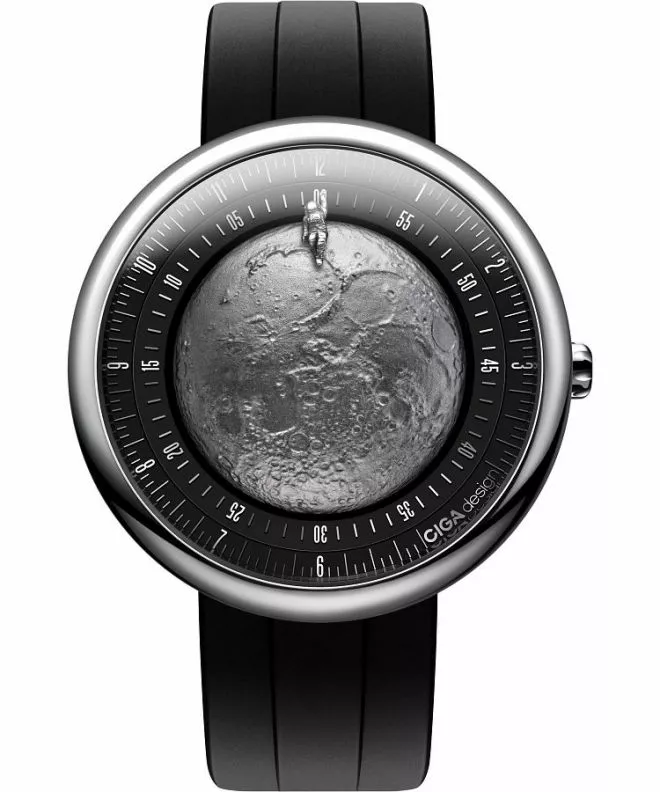Ρολόι Ανδρικά Ciga Design U Series Moon Walker Automatic Titanium GPHG 2021 U055-TIGR-6B