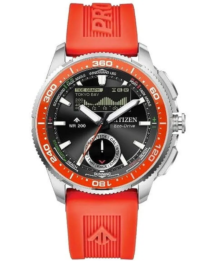 Ρολόι Ανδρικά Citizen Promaster Marine Wave Tracker Eco-Drive Chronograph JV3000-13E