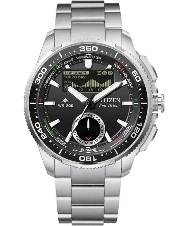 Ρολόι Ανδρικά Citizen Promaster Marine Wave Tracker Eco-Drive Chronograph JV3001-53E