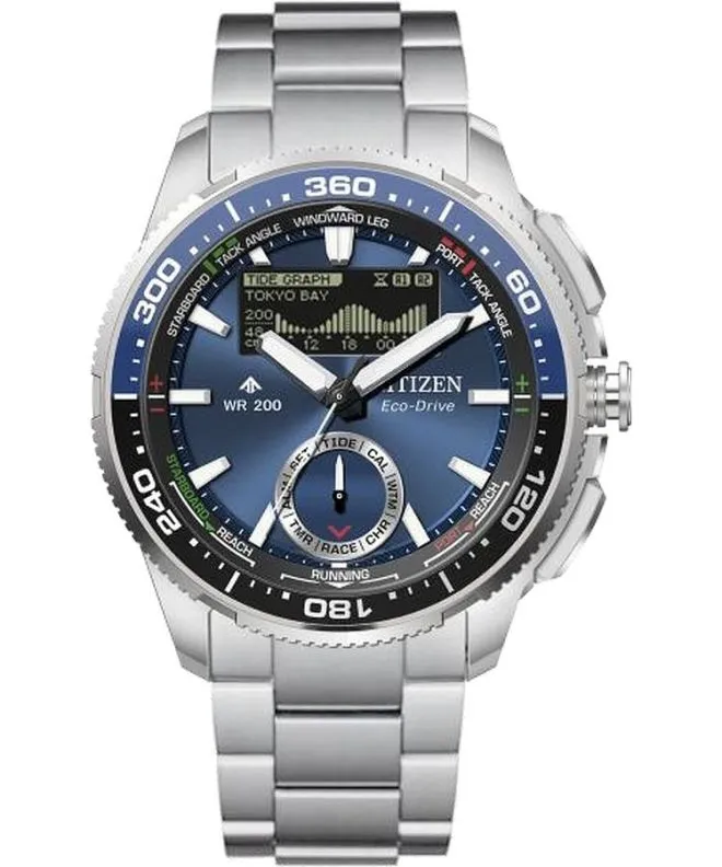 Ρολόι Ανδρικά Citizen Promaster Marine Wave Tracker Eco-Drive Chronograph JV3006-50L