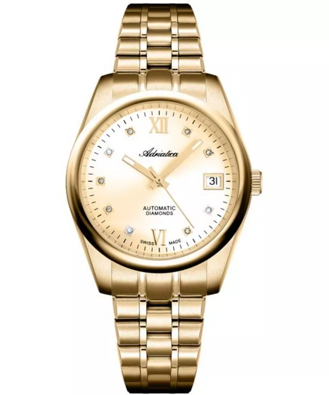 Ρολόι Γυναικεία Adriatica Classic Automatic Diamonds A3198.1181DA