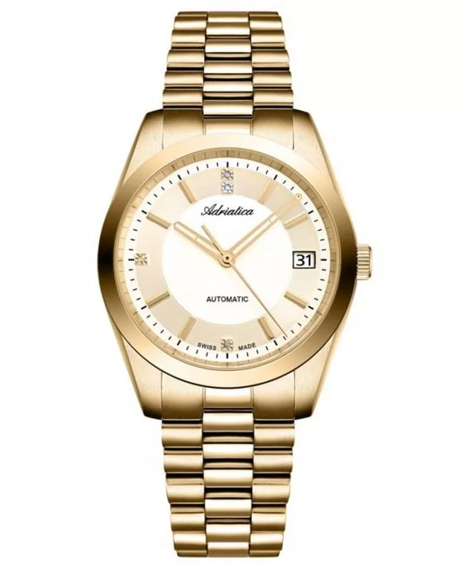 Ρολόι Γυναικεία Adriatica Classic Automatic Diamonds A3802.1111AD
