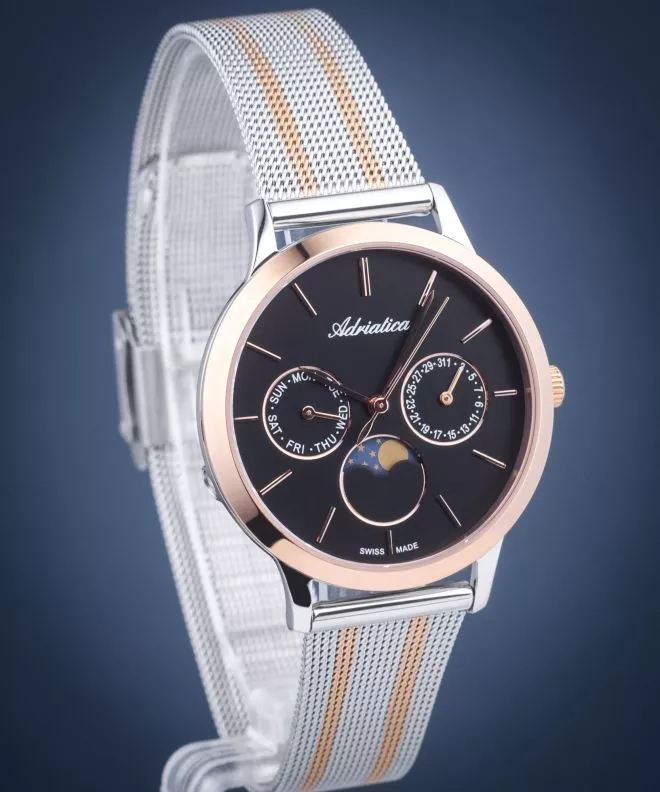 Ρολόι Γυναικεία Adriatica Moonphase A3174.R114QF2