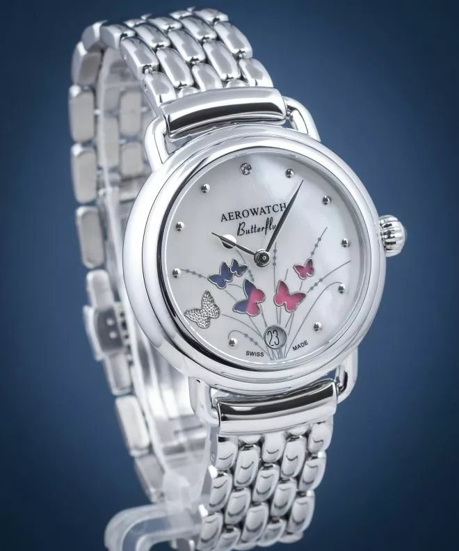 Ρολόι Γυναικεία Aerowatch 1942 Butterfly Limited Edition 44960-AA05-M