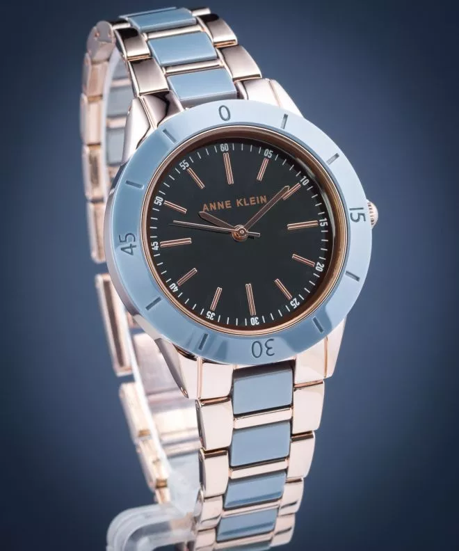 Ρολόι Γυναικεία Anne Klein Two-Tone Ceramic AK-3160BLRG