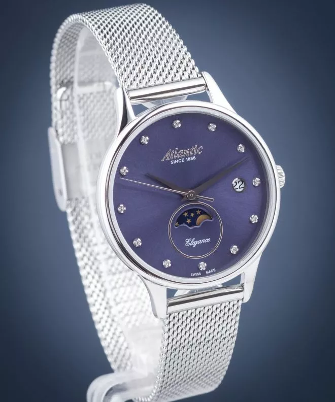 Ρολόι Γυναικεία Atlantic Elegance Moonphase 29040.41.57MB