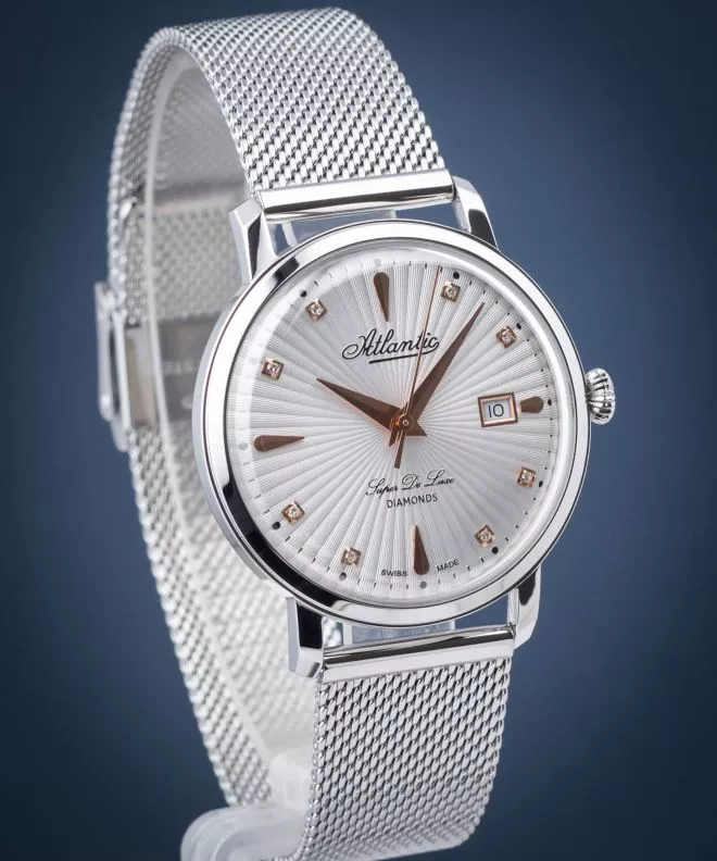 Ρολόι Γυναικεία Atlantic Super De Luxe Diamonds 29355.41.27R