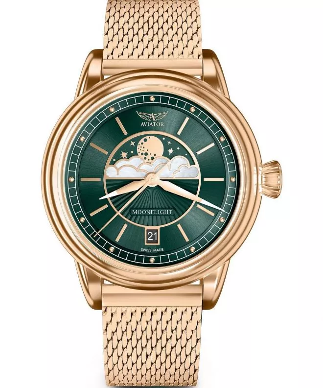 Ρολόι Γυναικεία Aviator Douglas Moonflight Limited Edition V.1.33.2.263.5