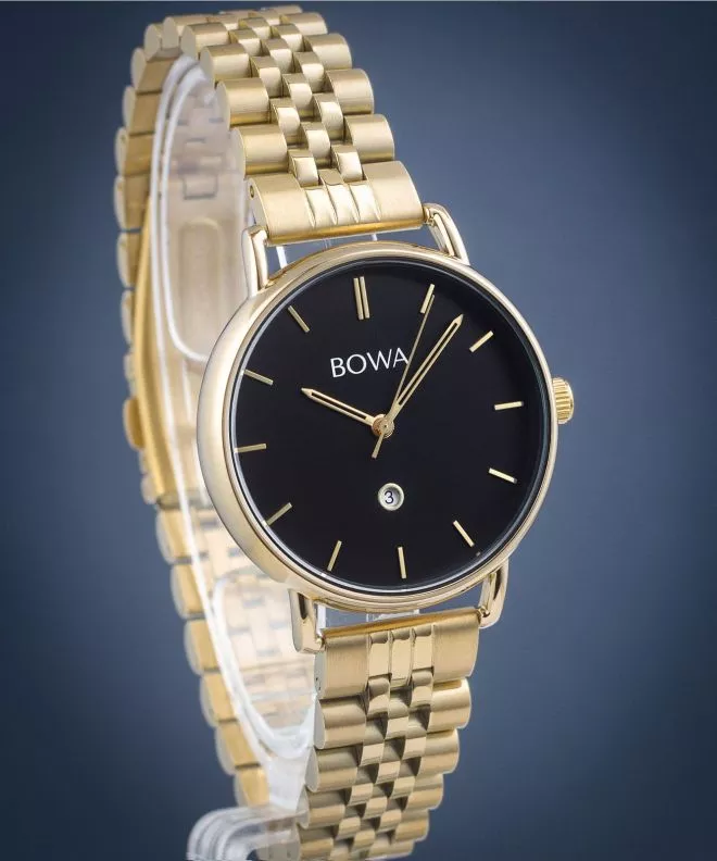 Ρολόι Γυναικεία BOWA Milan Black Gold Steel 34 MI344-14-164S