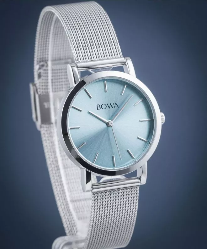 Ρολόι Γυναικεία BOWA Tokyo Ice-Blue Silver Mesh 33 TO335-95-165M
