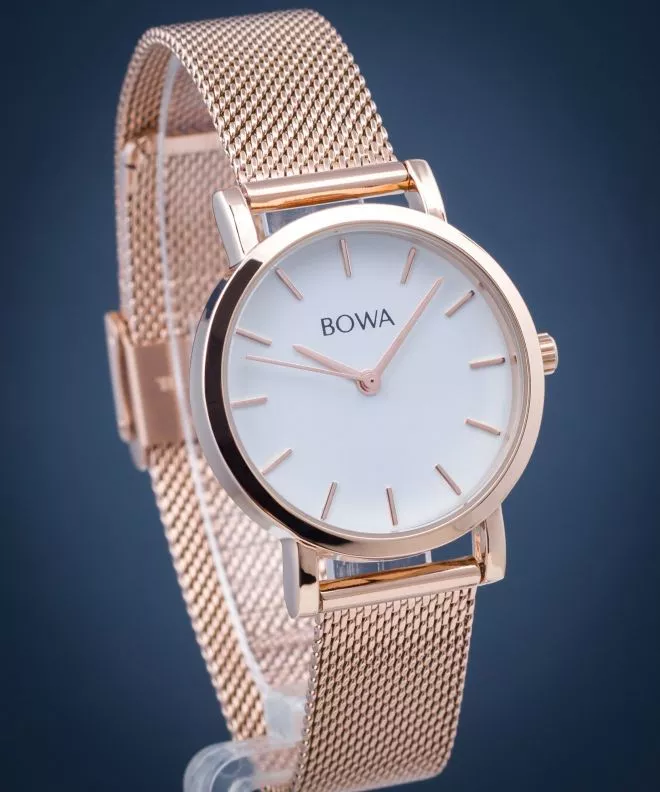 Ρολόι Γυναικεία BOWA Tokyo White Rose-Gold Mesh 33 TO337-27-167M