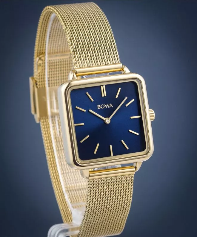 Ρολόι Γυναικεία BOWA Vienna Navy Blue-Gold Mesh 29 VI294-34-164M